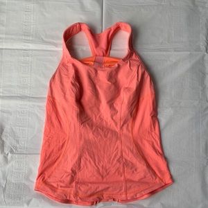 coral lululemon tank top!!